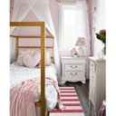 Ver imagem 1 de Tapete Passadeira Boho Listrado 45x140cm Natural/pink - Antiderrapante