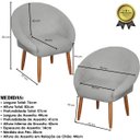 Ver imagem 5 de Kit Recepção 2 Poltronas 1 Namoradeira com Puff Resistente para Sala de Espera Decor Tecido Veludo
