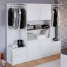 Guarda Roupas Closet Casal 182,4cm 04 Portas 04 Gavetas Gr1800 Art In Móveis - Branco - 3