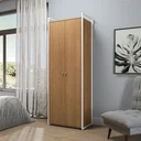 Ver imagem 2 de Armário Multiuso Estilo Industrial LI052 Kappesberg Cor Canela/Branco