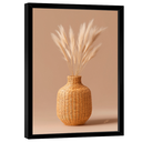 Ver imagem 5 de Quadro Decorativo Vaso e Folhas de Trigo Minimalista