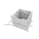 Ver imagem 2 de Organizador Com Baús Porta Livros E Porta Carrinhos 100% Mdf