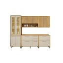 Ver imagem 1 de Cozinha Torino 5 Peças Valdemoveis Cinamomo/off White