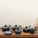 Ver imagem 5 de Jogo de Panelas 6 Pçs Antiaderentes de Cerâmica e Alumínio - Oikos