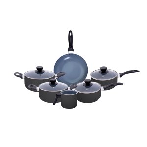 Jogo de Panelas 6 Pçs Antiaderentes de Cerâmica e Alumínio - Oikos