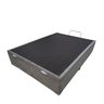 Base de Cama Box com Baú Viuva ou Casal em Suede - Cinza - Casal - 3