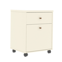 Ver imagem 5 de Gaveteiro Arquivo para Home Office com 2 Gavetas Berlin - Off White/Nature