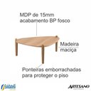Ver imagem 6 de Mesa de Centro Orgânica Tamanho g - Artesano