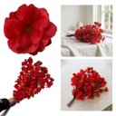 Ver imagem 6 de 15 Hastes Decorativas Cerejeira Vermelha Artificial Realista Premium