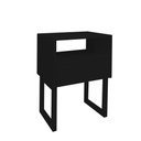 Ver imagem 5 de Mesa de Cabeceira Lateral Nicho com Gaveteiro Preto Laca