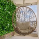Ver imagem 2 de Placa 100x50cm Jardim Vertical Artificial Luxo para Parede Verde Interna ou Externa com Proteção Uv