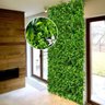 Placa 100x50cm Jardim Vertical Artificial Luxo para Parede Verde Interna ou Externa com Proteção Uv - 6