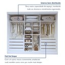 Ver mais imagens de Guarda-roupa 6 Portas 100% Mdf Versatil