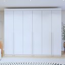 Ver imagem 2 de Guarda-roupa 6 Portas 100% Mdf Versatil