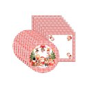 Ver imagem 1 de Kit Sousplat + Guardanapo Natal Infantil - 8 Peças - com Base