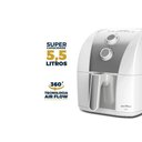 Ver imagem 2 de Fritadeira Air Fryer Baf52 5,5l 1500w Britania Branco 127v