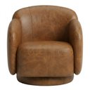 Ver mais imagens de Kit 2 Poltronas Decorativa Avany Base Fixa Corano Caramelo - Nexta Casa