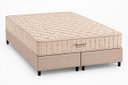 Ver imagem 2 de Cama Box Queen: Colchão Molas Anjos Masterpocket Ensacadas Hotelaria Double Face + Base Crc Suede Be