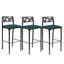 Ver imagem 1 de Kit 3 banquetas Luiza Azul turquesa-Gat Magazine