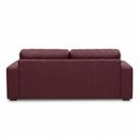 Ver imagem 6 de Sofá 3 Lugares Couro Vinho Noir Legitimo 235cm Natural Premium Adel Dekorien