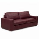 Ver imagem 3 de Sofá 3 Lugares Couro Vinho Noir Legitimo 235cm Natural Premium Adel Dekorien