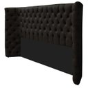 Ver imagem 2 de Kit Cabeceira e Calçadeira Baú Queen Everest P02 160 cm para cama Box Suede - Doce Sonho Móveis KIT