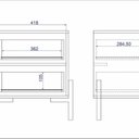 Ver imagem 4 de Mesa de Cabeceira 50x54,5 2 Gavetas