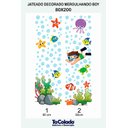 Ver imagem 1 de Adesivo Para Vidro Box Banheiro Jateado Decorado Mergulhando Boy Prova D'agua - 1,60 x 2,00m