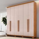 Ver imagem 2 de Guarda Roupa Moscou 6 Portas Benetil:cinamomo/off