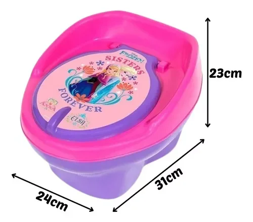 Styll Frozen Penico sem Gênero Lilás Rosa Disney Frozen - 3