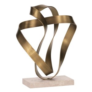 Escultura em Pedra e Metal