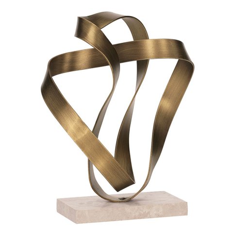 Escultura em Pedra e Metal