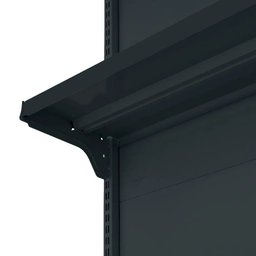 Gondola Centro 170 Fit Continuação Preto 10 Bandeja Pe Preto - 5