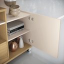 Ver imagem 3 de Estante Home Theater Clean para TV de até 50" Freijó/Off White - PR Móveis