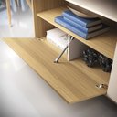 Ver imagem 4 de Estante Home Theater Clean para TV de até 50" Freijó/Off White - PR Móveis