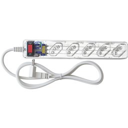 Filtro de Linha com Proteção Dps 3p Energia 5 Clamper Transparente - 1