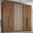 Ver imagem 1 de Guarda Roupa Casal 6 Portas 3 Gavetas Fusion Carraro Freijó