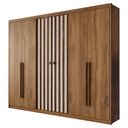 Ver imagem 2 de Guarda Roupa Casal 6 Portas 3 Gavetas Fusion Carraro Freijó