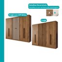Ver imagem 5 de Guarda Roupa Casal 6 Portas 3 Gavetas Fusion Carraro Freijó