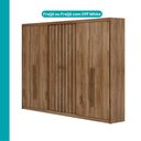 Ver imagem 4 de Guarda Roupa Casal 6 Portas 3 Gavetas Fusion Carraro Freijó