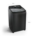 Ver imagem 4 de Lavadora de Roupas Brastemp 12Kg com Ciclo Tira Manchas Advanced e Ciclo Antibolinha Cinza Platinum 