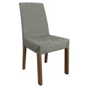 Ver imagem 6 de Conjunto Sala de Jantar Tampo de Vidro 6 Cadeiras Rustic/Branco/Silver Alba Madesa