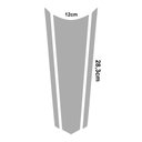 Ver imagem 3 de Adesivo Faixa Gravata Resinado Tanque Moto Honda Transparente Teu Adesivo Branco