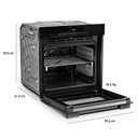 Ver imagem 3 de Forno Elétrico de Embutir Black Glass - Hl-cx672brpk - 220v