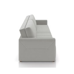 Sofá-cama Decorativo Retrátil Thanos 2 Lugares 192cm Veludo Cinza G45 - Gran Belo - 7