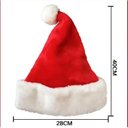 Ver imagem 4 de Kit 5 Gorro Touca Papai Mamãe Noel Adulto Veludo Brilhante