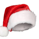 Ver imagem 1 de Kit 5 Gorro Touca Papai Mamãe Noel Adulto Veludo Brilhante