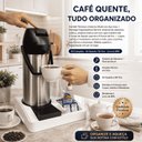 Ver imagem 2 de Garrafa Térmica Madri 1L Jarra Ampola Inox Unitermi Bandeja
