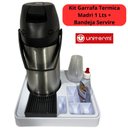 Ver imagem 4 de Garrafa Térmica Madri 1L Jarra Ampola Inox Unitermi Bandeja
