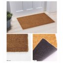 Ver imagem 3 de Capacho para Porta - Fibra de Coco - Retangular - 33cm x 60cm - Liso - Niazitex